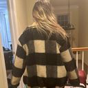 American Eagle Checkered Pattern Winter Jacket Photo 2