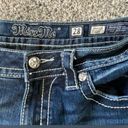 Miss Me  Signature Boot Cut Jeans Size 28 Embellished Pockets Detail on Back Photo 6