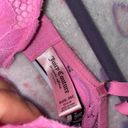 Juicy Couture Pastel Pink Monogram Logo Lace Push Up Bra Photo 3