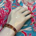 Kate Spade  New York Spice Things Up Bangle Summer  12k gold plated Pink Orange Photo 12