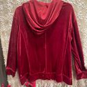 Lane Bryant LIVI Velour Zip-Front Hoodie Women's Size 10/12. Photo 5