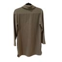 Mud Pie Dark Green Long Sleeve Shirt Shift Dress Polo Collar Lace Up S Photo 3