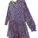 Draper James  Kitty Dress Womens 3XL Blue Multicolor Ditsy Floral Soft Stretchy Photo 2