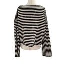 All Saints Striped Crop Sweater Flare Sleeve Women Size Medium | 45-47 Photo 1