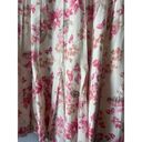 Coldwater Creek  Floral Linen A-Line Pleated Skirt Photo 1