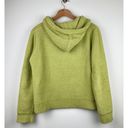 Life is Good  Women's Light Green Fuzzy Hoodie Pullover Sweater - Size M Photo 1