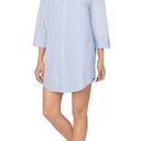 Ralph Lauren Lauren ® Blue white Stripe Sleepshirt sz small. Photo 0