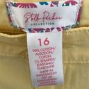 Parker NWT: Stella  Cotton shorts- Soft yellow- size 16 Photo 1