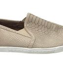 Joie  Womens Size 38.5 US Size 8.5 Snakeskin Embossed Slip On Flat Sneakers Blush Photo 0