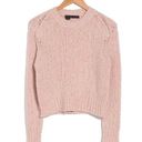 360 Cashmere NEW  Abbot Crew Neck Sweater in Adobe Pink Photo 0