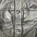 Liz Claiborne RARE Vintage Claiborne 100% Lambskin Leather Oversized Jacket SZ Large Photo 4