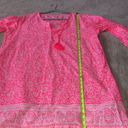 J.Crew  Re Imagined Swimsuit beach Coverup Large pink Boho Photo 3