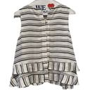 Rebecca Minkoff  Marie striped flyaway back cropped sleeveless top xs Photo 3