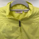 ep pro  Tour Tech Womens Jacket Size Small Golf Full Zip Neon Yellow Pockets Photo 1