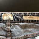 Cotton On  Jeans Sz 6 90s High Rise Acid Wash Distressed Cropped Ankle Straight Photo 4