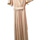 Baltic Born  Natural Sicily Satin Maxi Dress Size Medium Photo 1