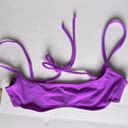 SKIMS NWT  Micro scoop bikini top Violet small Photo 1