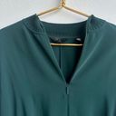 Ted Baker  Biianka Forest Green Cinch Waist Zipper Front Utility Blouse size 1 / Photo 5