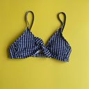 Xhilaration Xhiliration Gingham Knotted Front Tie Adjustable Bikini Top Photo 2