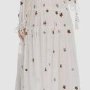 Rococo  Sand White Sequin Star Tiered Maxi Dress Photo 1