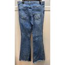 Vervet  Altar’d State Jeans Size 31 High Rise Raw Hem Stretch Denim Flare Boho Photo 1