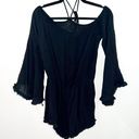 Ecru Lab Off The Shoulder Romper Photo 0