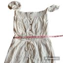 American Eagle  Eyelet Off The Shoulder Flutter Sleeve Romper- Size Small Photo 13