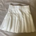 White Pleated Skirt Size 0 Photo 0