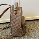 Nine West  NWT Vander Mocha Medium Logo Dome Backpack Photo 3