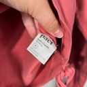 Pact Organics Salmon Pink Scrunch Side Lightweight Sweatshirt Medium Athleisure Photo 3