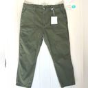 Pistola NWT  Green Mara straight leg Capri pant size 32 Photo 1