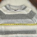 Lou & grey  Fuzzy Stripe Sweater White Photo 2