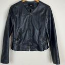 ZARA  Faux Leather Cropped Jacket Size Medium Photo 0