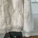 Banana Republic  Faux Fur Bomber Jacket Mob Wife L Photo 3