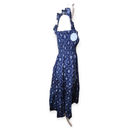 Hill House Ellie Nap Dress Size Large Navy Trellis Collector's Edition Photo 4