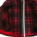 Hot Topic  Black & Red Plaid O-Ring Skater Skirt Large Photo 2