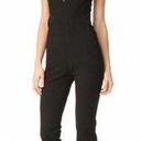 Michelle Mason  Choker Plunge Jumpsuit Sleeveless Black Size 4 Photo 0