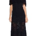 Nightcap Positano Black Lace Off Shoulders Maxi Dress Photo 0