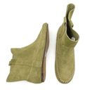 Anthropologie NEW  Latigo Olive Green Suede Moccasin Boho Bootie Women’s Size 10 Photo 2