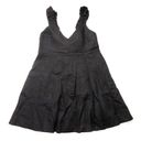 Sézane NWT Sezane Lizon in Black Tie Back Pleated Linen Fit & Flare Dress 38 / US 6 Photo 1