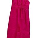 Motherhood  Maturity Hot Pink Sleeveless Midi Dress Size Small - HOST PICK Photo 0