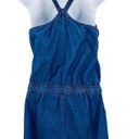 Nordstrom Indigo Rein Blue Jean Denim Chambray Shorts Sleeveless Romper Medium Photo 2