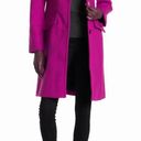 Bcbg MAXAZRIA Full Length Pea Coat Raspberry Size L NEW Photo 2