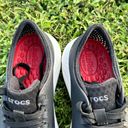 Crocs LiteRide Pacer Lace Up Sneaker Womens 7 Black Comfort Shoe 205234 Photo 5