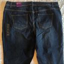 Lane Bryant Blue Straight Leg Cuffed Jeans Size 24 Photo 6