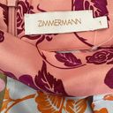 Zimmermann NWOT  The Lovestruck Spliced Silk Shorts in Mixed Roses Print Size 1/M Photo 6