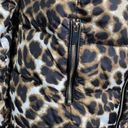 New York & Co. NEW Leopard Puffer Jacket Size L Photo 3