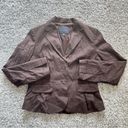 Banana Republic  Women’s Blazer Brown Size 8 Career Suit Business Casual Jacket Photo 7