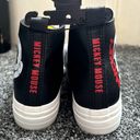 Disney NEW Mickey Mouse  High Top Platform Sneakers in Black Photo 2