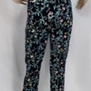 The Loft "" BLACK FLORAL MODERN SKINNY ANKLE CAREER CASUAL TROUSERS PANTS SIZE: 4 NWT Photo 2